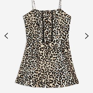 NWT Topshop Leopard Romper